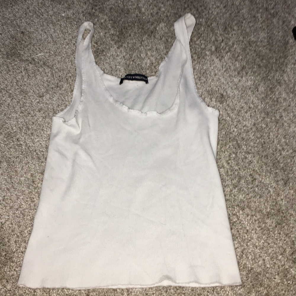 White Brandy melville tank top